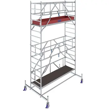 KRAUSE STABILO aluminijumska pokretna skela 2.50x0.75m radna visina 5.40m 772039 KRAUSE STABILO aluminijumska pokretna skela 2.50x0.75m radna visina 5.40m 772039